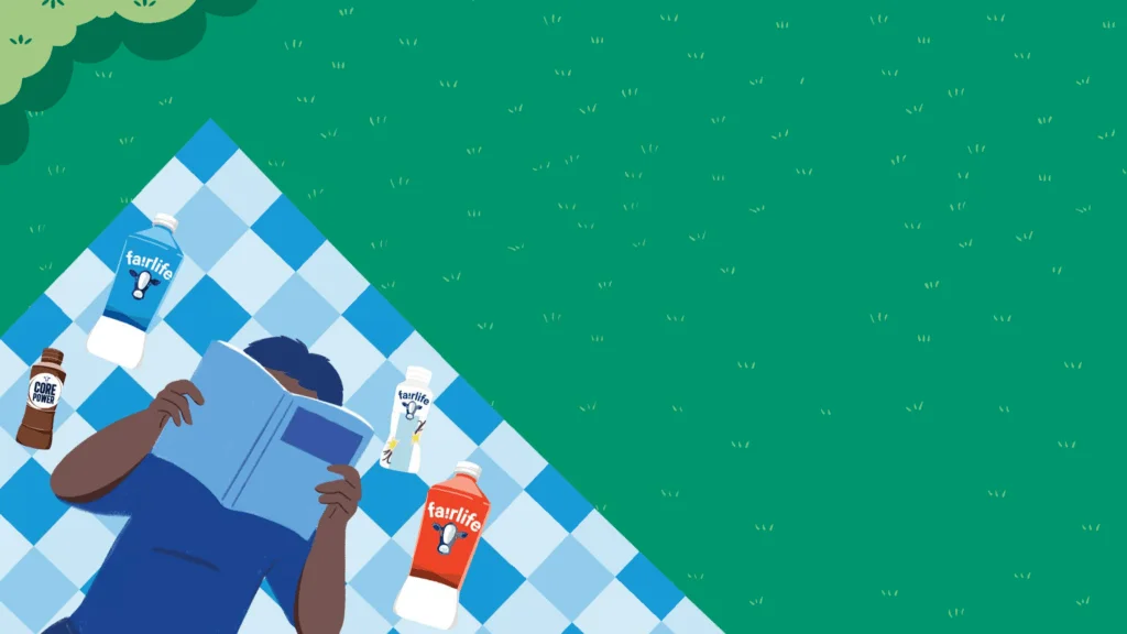 person lying on a picnic blanket