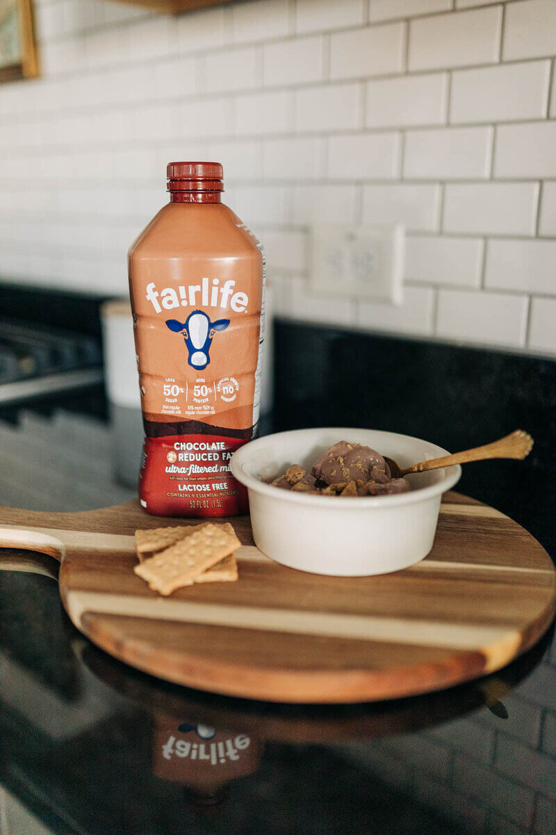 Chocolate Graham Cracker Ice Cream